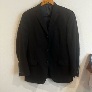 Black Reda super 100s Sartoraile men’s jacket fits like size large
